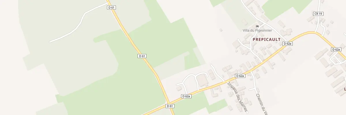 Plan du 1 Rte du Suin à Preuilly-la-Ville