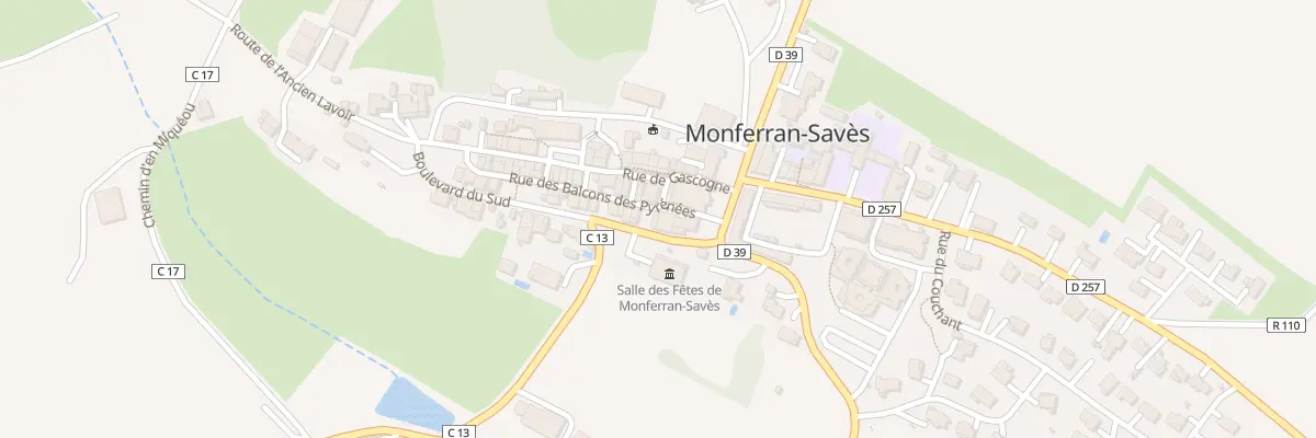 Plan du 148 Rue des Balcons des Pyrenees à Monferran-Savès