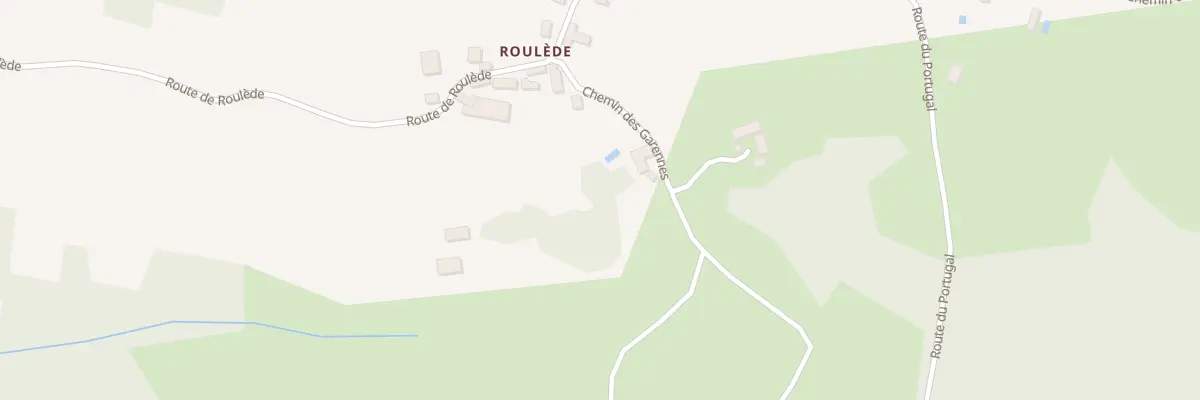 Plan de Roulede à Corgnac-sur-l’Isle