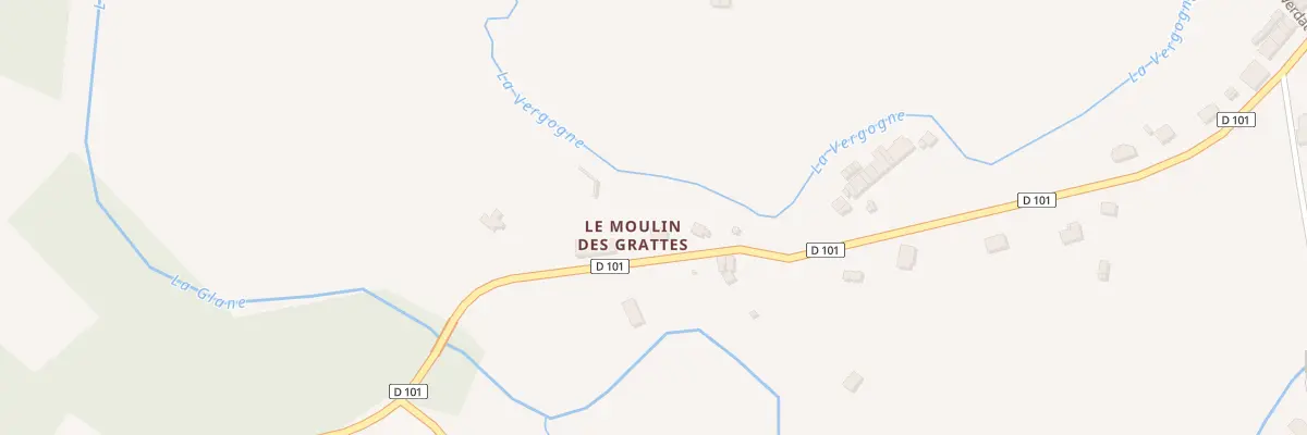 Plan du 5509F Rue de l’Ancienne Ecole à Oradour-sur-Glane