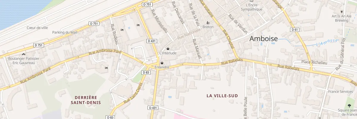 Plan du 3 Rue Rabelais à Charentilly