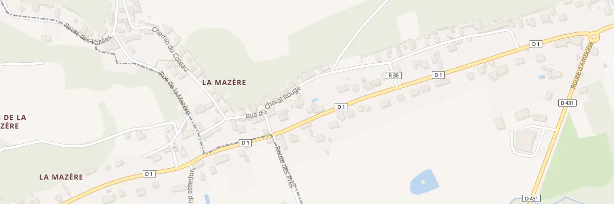Plan du 20 Rte de Nazelles à Pocé-sur-Cisse