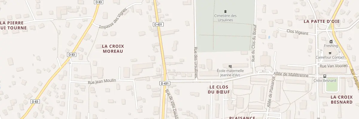 Plan du 115 Rue Bretonneau à Amboise