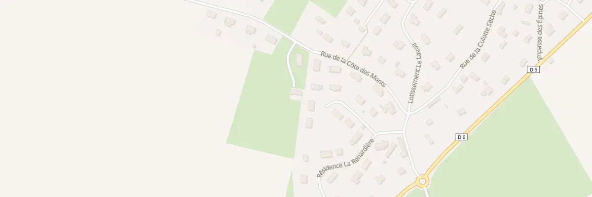 Plan du 315 Rue de la Cote des Monts à Goupillières