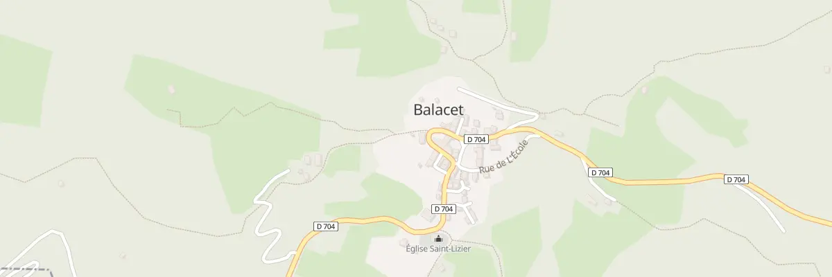 Plan du 24 Le Village à Balacet