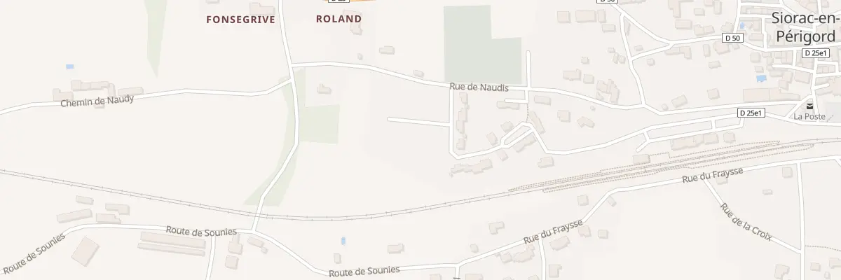 Plan du 3 All des Fruitiers à Siorac-en-Périgord