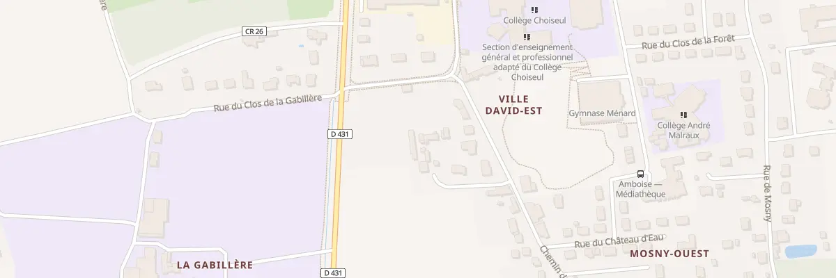 Plan du 35 Rue de Ville David à Amboise