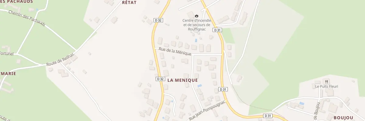 Plan du 6 Rue de la Ménique à Rouffignac-Saint-Cernin-de-Reilhac