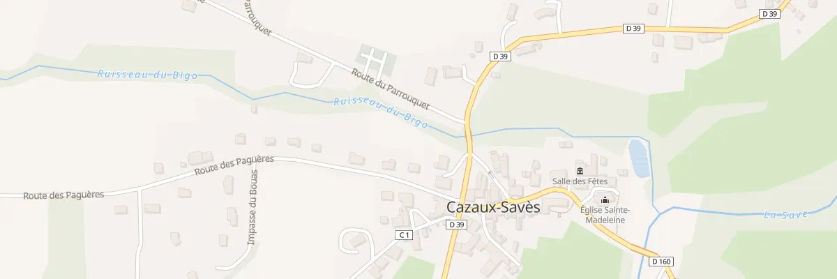 Plan du 5103 Le Village à Cazaux-Savès