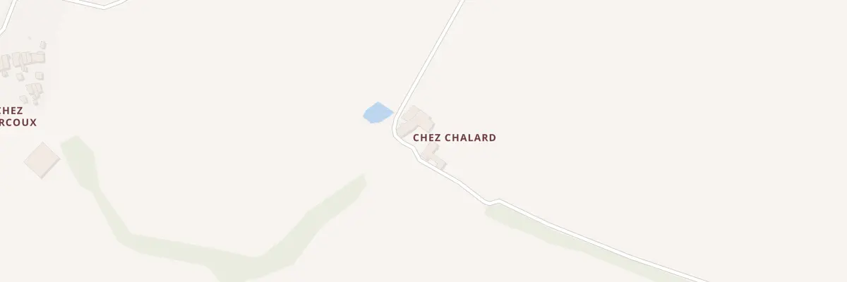 Plan du 1 Chez Chalard à Saint-Sornin-la-Marche