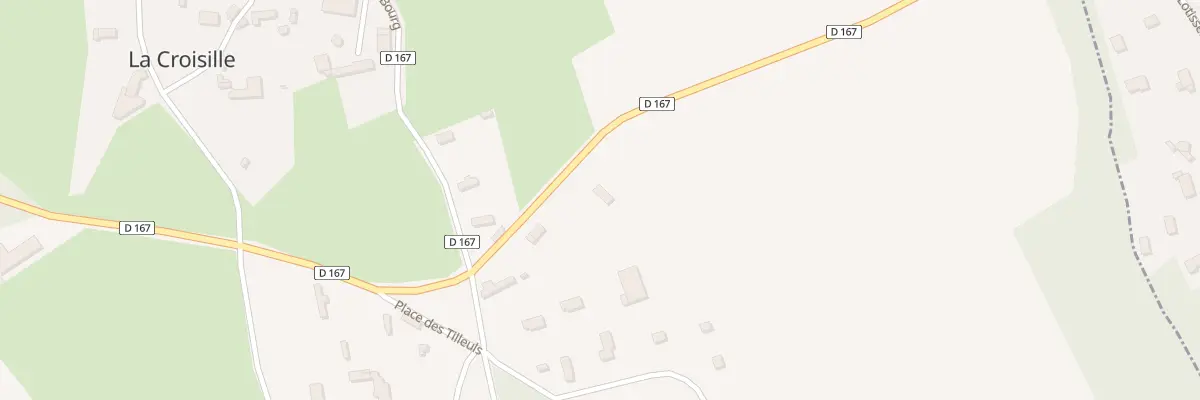 Plan du 1 Rue Saint Martin à La Croisille