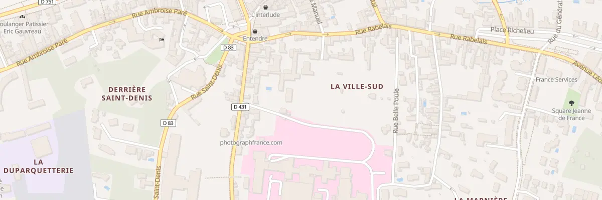Plan du 16B Rue Rabelais à Amboise
