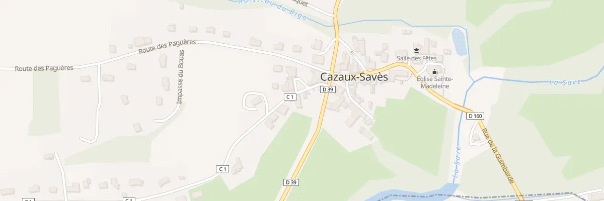 Plan du 5010 Le Village à Cazaux-Savès