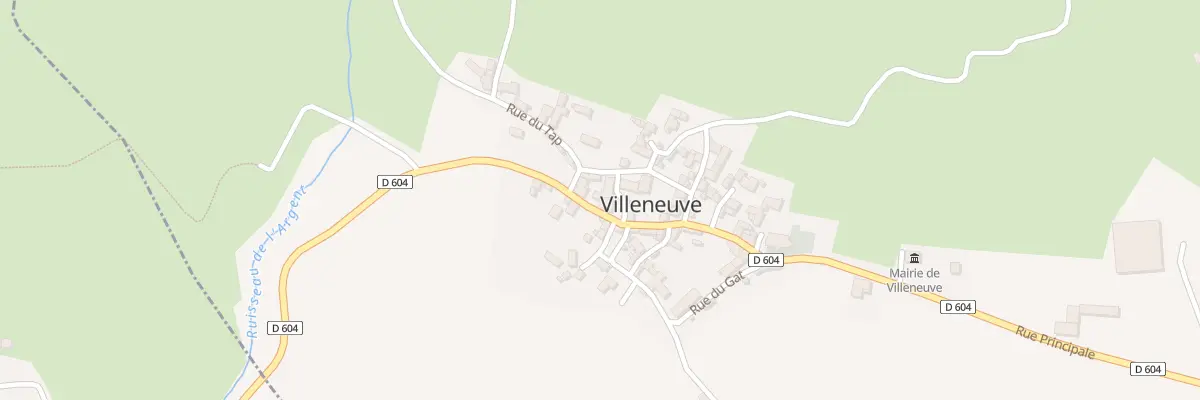 Plan du 26 Le Village à Villeneuve