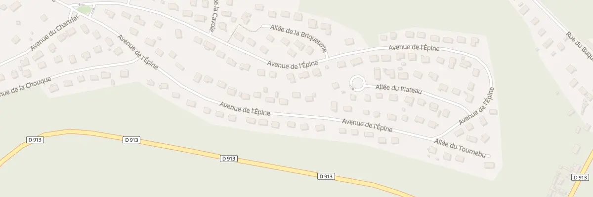 Plan du 1176 Av de l’Epine à Elbeuf