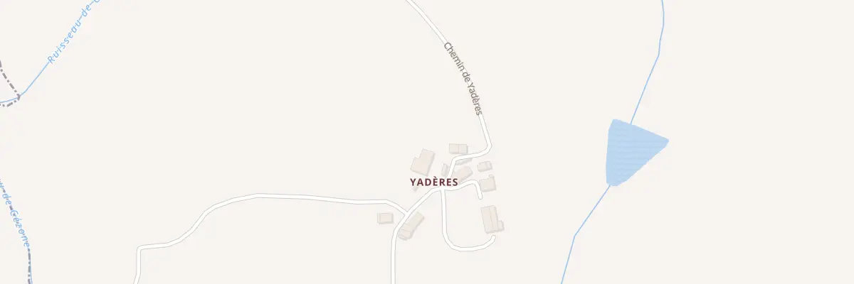 Plan du 685 Che de Yadères à Coutures
