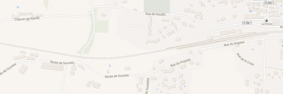Plan du 1 All des Fruitiers à Siorac-en-Périgord