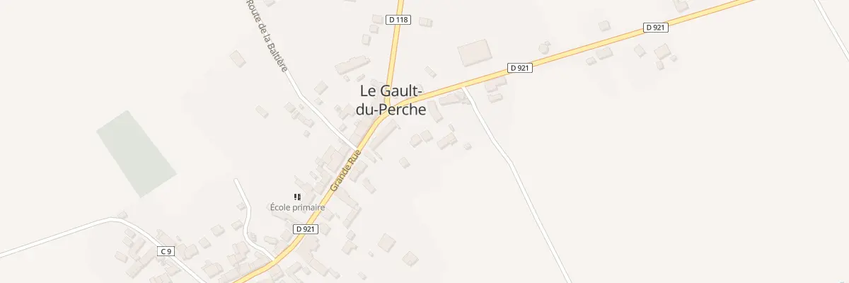 Plan du 8 Grande Rue au Gault-du-Perche