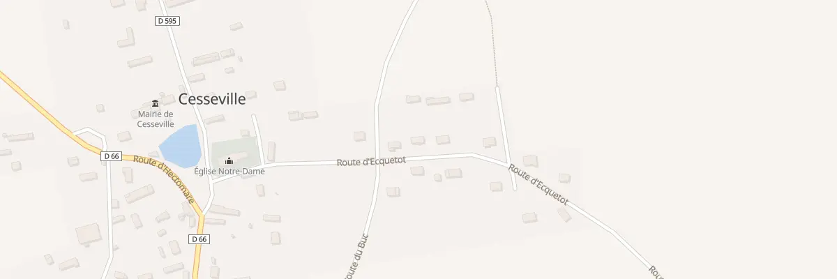 Plan du 6 Rte d’Ecquetot à Cesseville