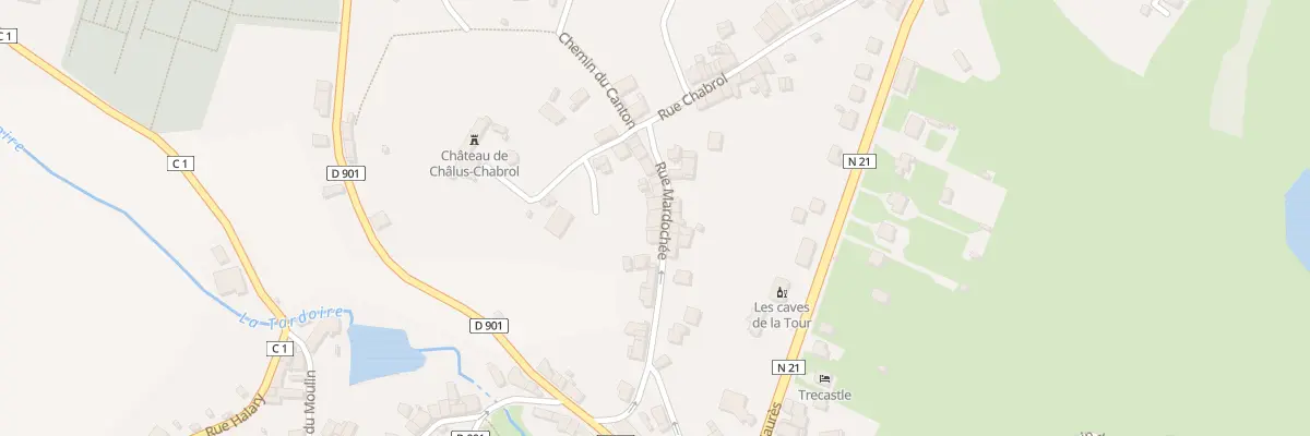 Plan du 29 Rue Mardochée à Châlus