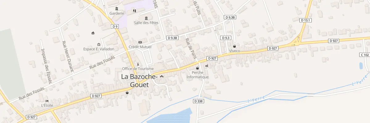 Plan du 13 Rue du Général Leclerc à La Bazoche-Gouet