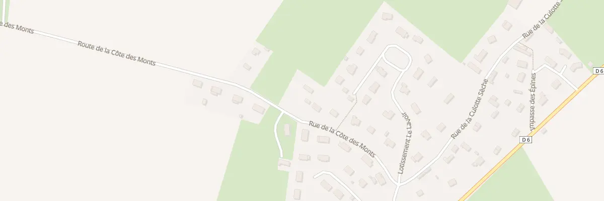 Plan du 314 Rue de la Cote des Monts à Goupillières