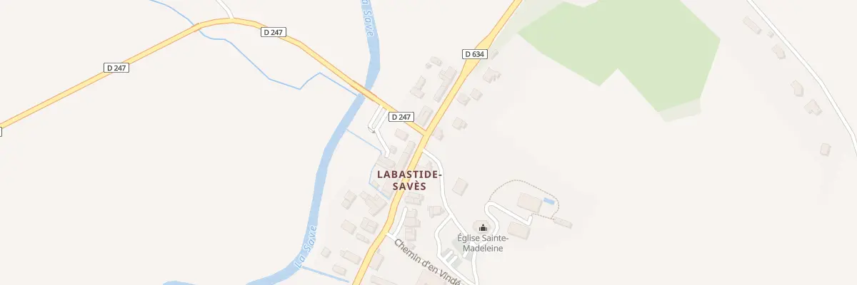 Plan du 5024 Au Village à Labastide-Savès