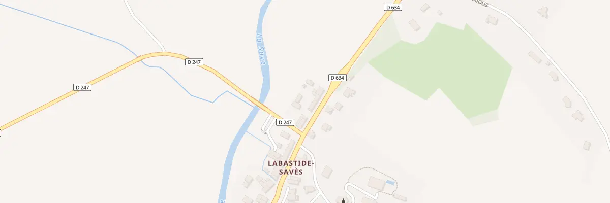 Plan du 1097 Rte de l’Isle Jourdain à Labastide-Savès