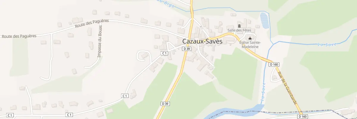 Plan du 5001 Le Village à Cazaux-Savès
