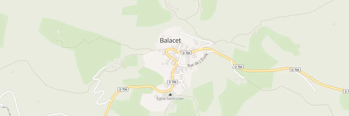 Plan du 8 Le Village à Balacet