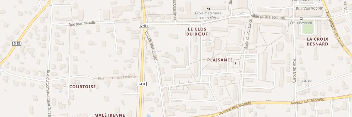 Plan du 7B Rue de Ville David à Amboise