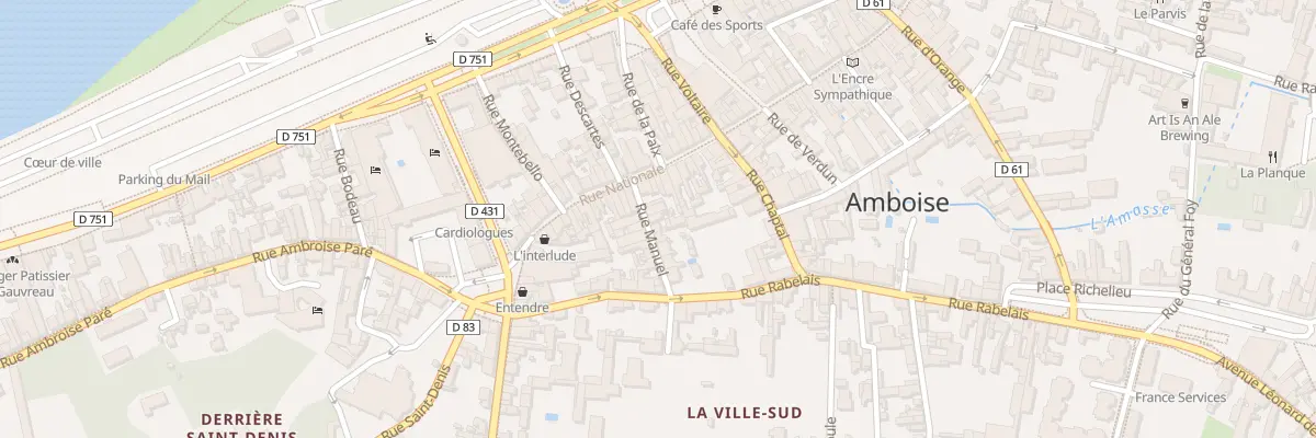 Plan du 12 Rue Manuel à Amboise