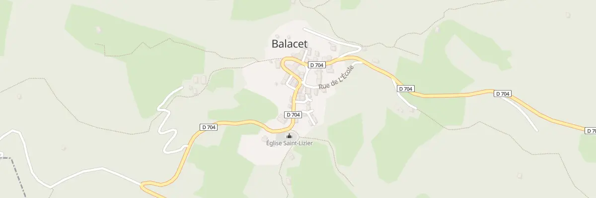 Plan du 12 Le Village à Balacet