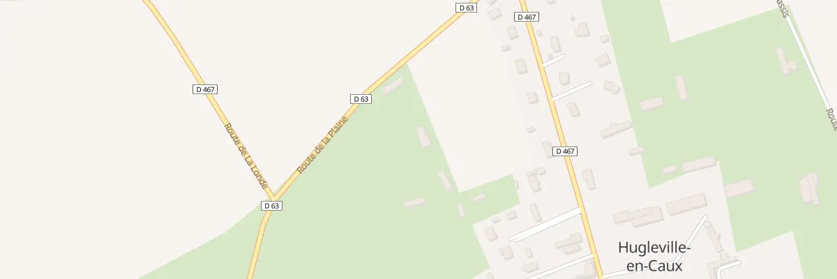 Plan du 2 Rte de la Plaine à Hugleville-en-Caux