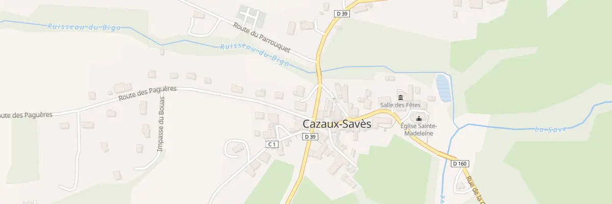 Plan du 5035 Le Village à Cazaux-Savès