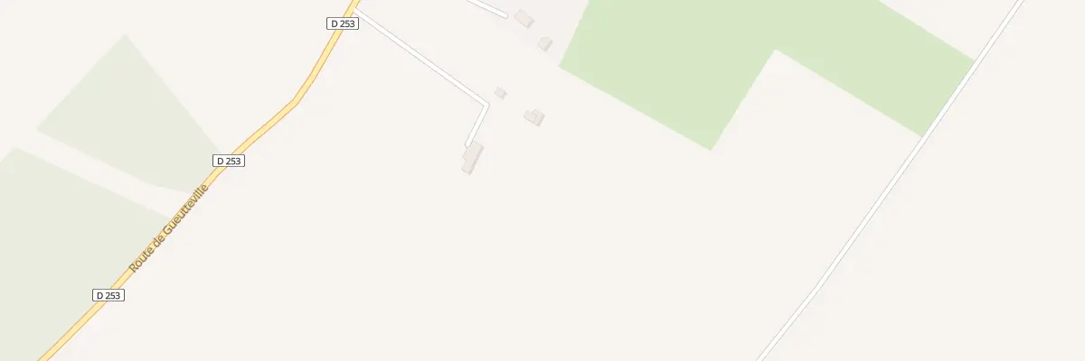 Plan du 850 Rte de Gueutteville à Ancretiéville-Saint-Victor