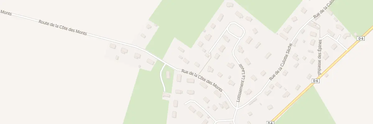 Plan du 264 Rue de la Cote des Monts à Goupillières