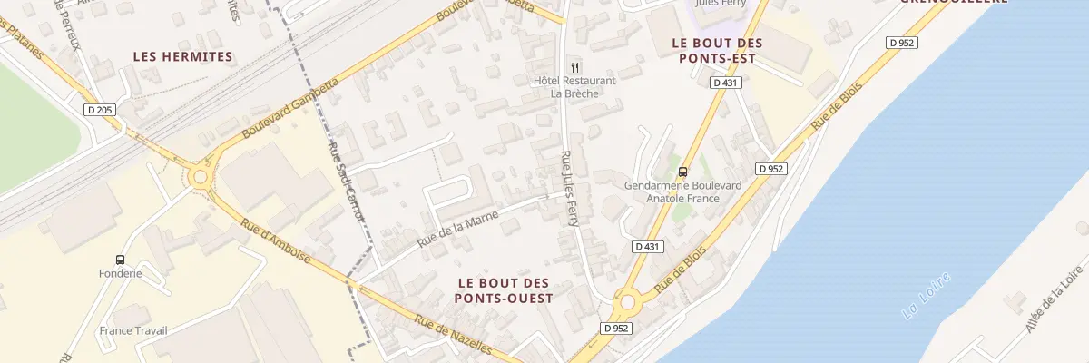 Plan du 17 Rue Jules Ferry à Amboise