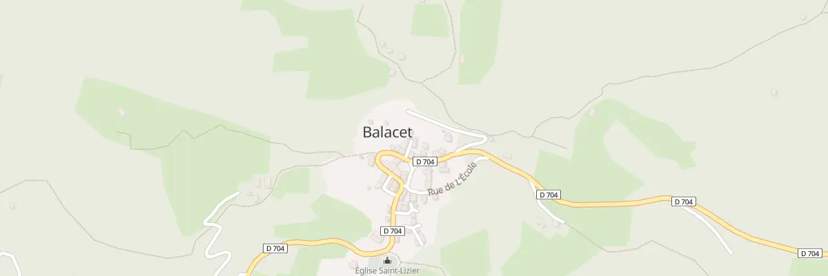 Plan du 45 Le Village à Balacet
