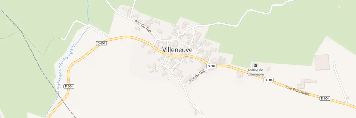 Plan du 37 Le Village à Villeneuve