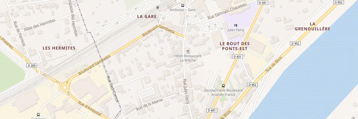 Plan du 33 Rue Jules Ferry à Amboise