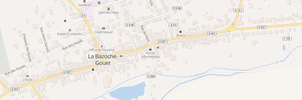Plan du 36 Rue du Général Leclerc à La Bazoche-Gouet