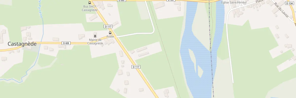 Plan du 43 Bidalis à Castagnède