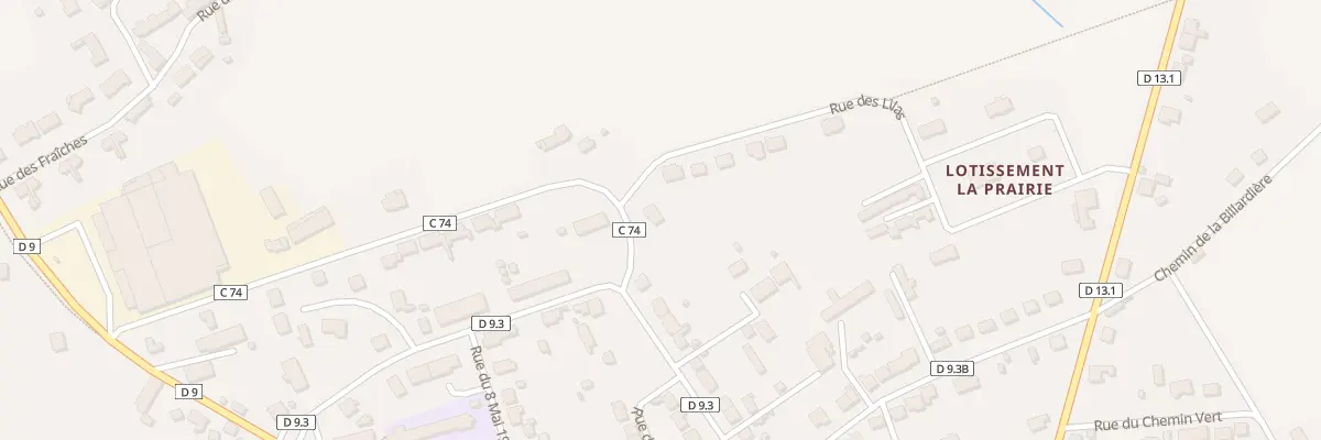 Plan du 9002 Rue de la Pommellerie à La Bazoche-Gouet