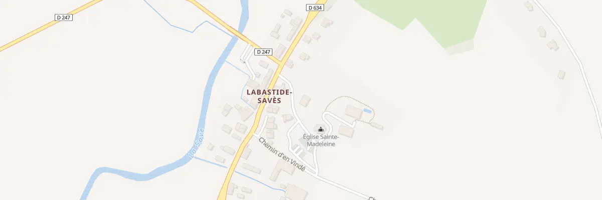 Plan du 5002 Au Village à Labastide-Savès