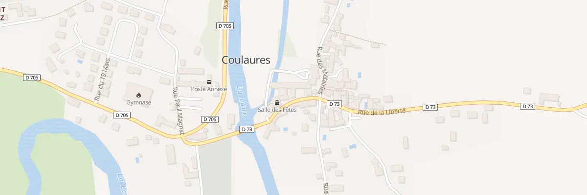 Plan du 36 Le Bourg à Coulaures
