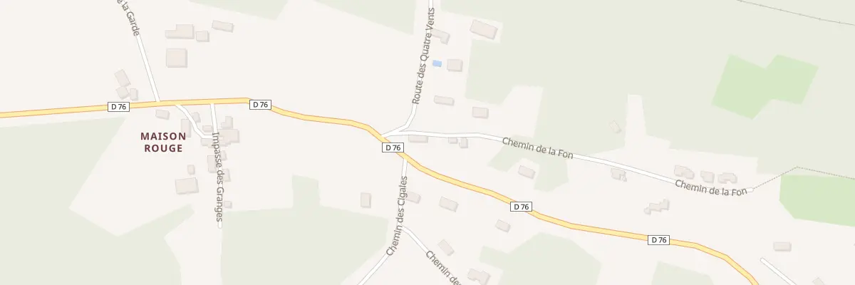 Plan du 14 Che de la Fon à Saint-Germain-des-Prés