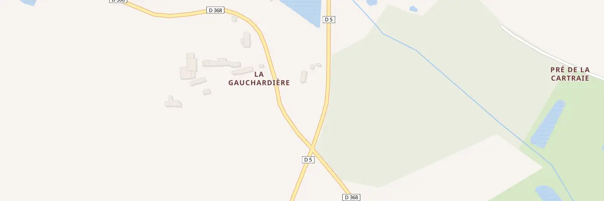 Plan du 1 Pre de la Gauchardière à Argenvilliers