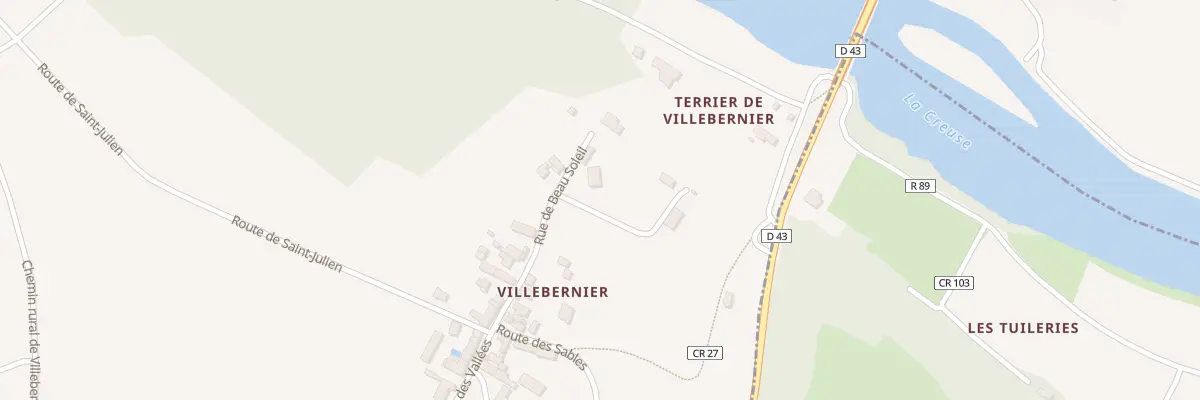Plan du 8 Rue de Beau Soleil à Fontgombault