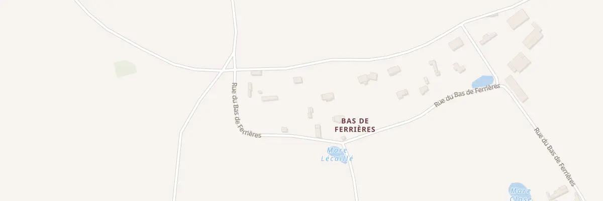 Plan du 16 Rue du Bas de Ferrières à Ferrières-Haut-Clocher